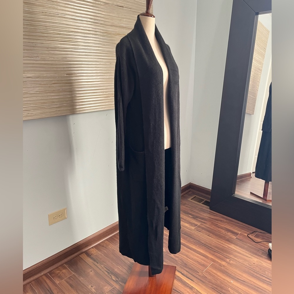Hudson North long open front 100% cashmere coat size S - Picture 8 of 12